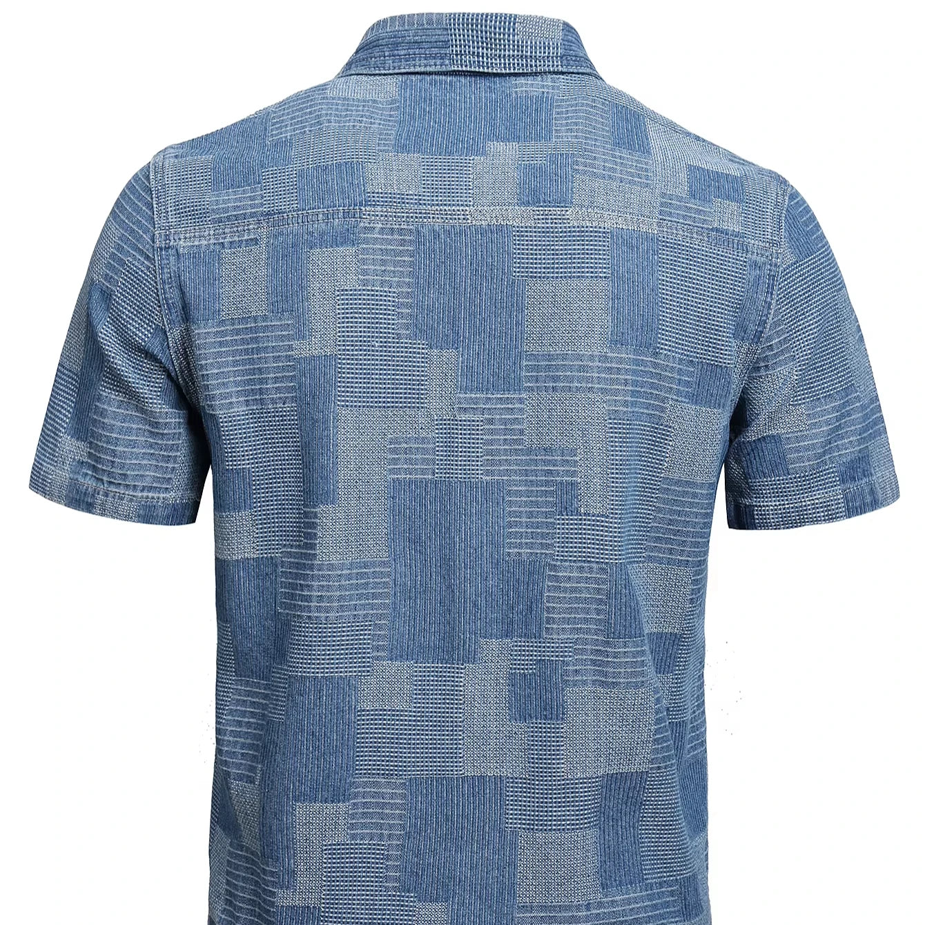 UNIKCOSA Men’s Denim Short-Sleeve Shirt – High-Quality Button-Up Urban Casual Wear (2025 Edition)