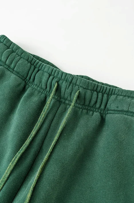 Men's Baggy Cotton Sweatpants with Elastic Waist and Pockets