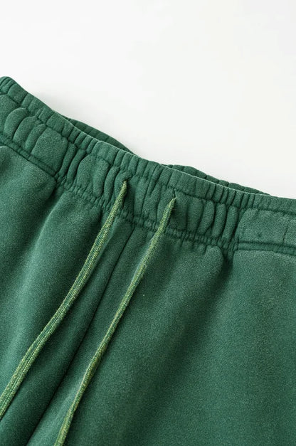Men's Baggy Cotton Sweatpants with Elastic Waist and Pockets