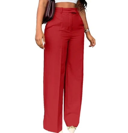 UNIKCOSA UrbanSoul Elegant High-Waist Wide-Leg Trousers 💫