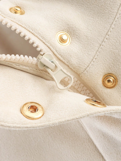 UNIKCOSA RetroMuse Stand-Collar Short Coat Women Edition 💫