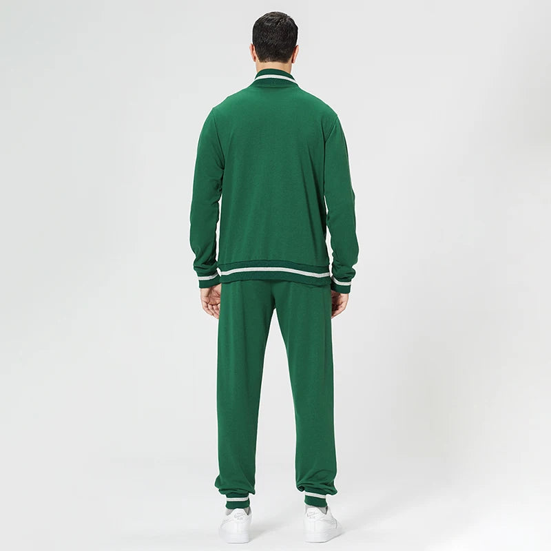 UNIKCOSA Men’s Soft Sweatsuit – 2-Piece Jogging Tracksuit Set  (Fall Casual Edition)