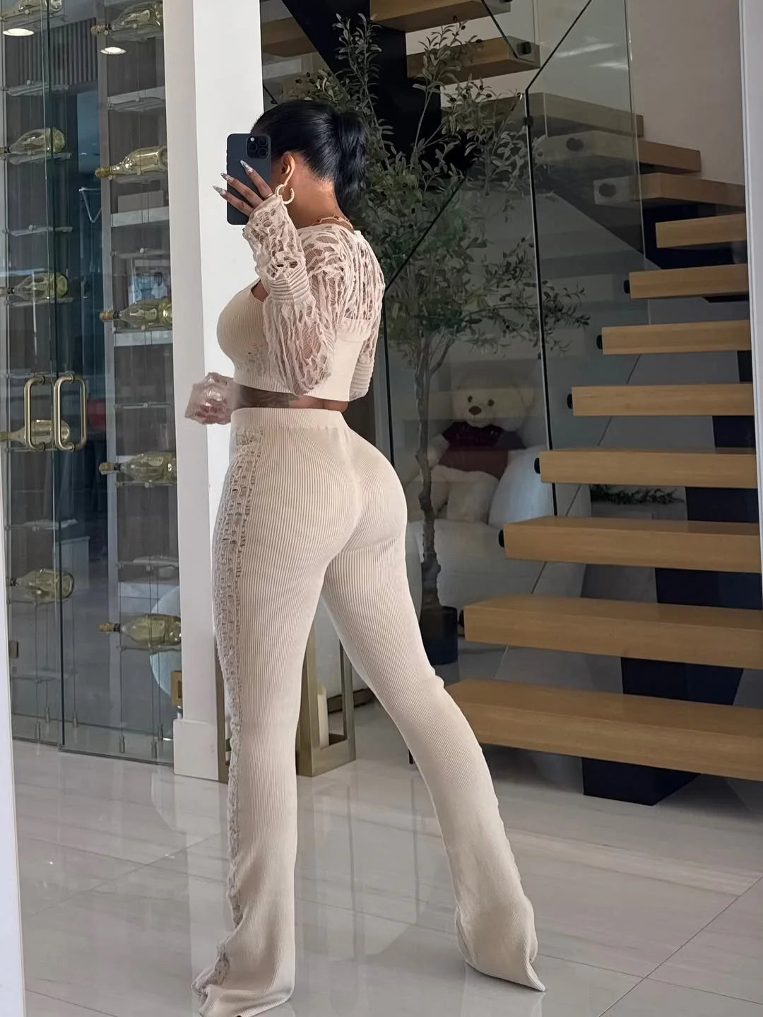 UNIKCOSA Velora Winter Knit 3 Piece Set Cozy Tracksuit 💫