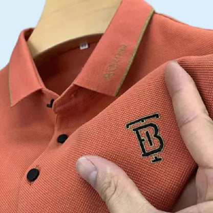 UNIKCOSA LuxeEase Men Polo Shirt Summer Loose Fit Casual 💫