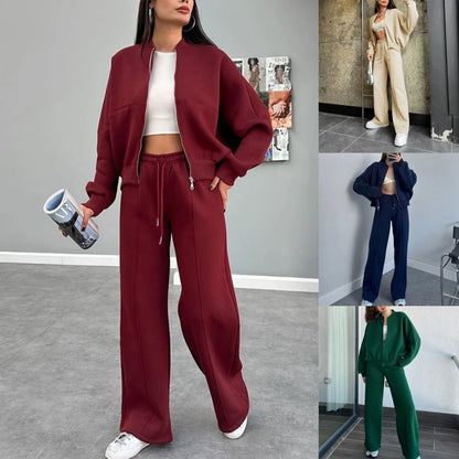 UNIKCOSA Velora Autumn Winter Zip Cardigan Jogger Set 💫