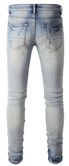 UNIKCOSA NoirFit Mens Vintage Black Designer Jeans 💫