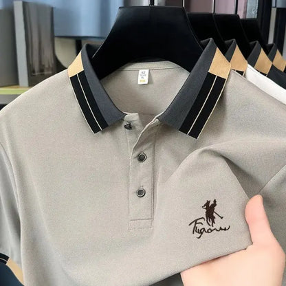 UNIKCOSA NoirFit Designer Polo Shirt Short Sleeve 💫