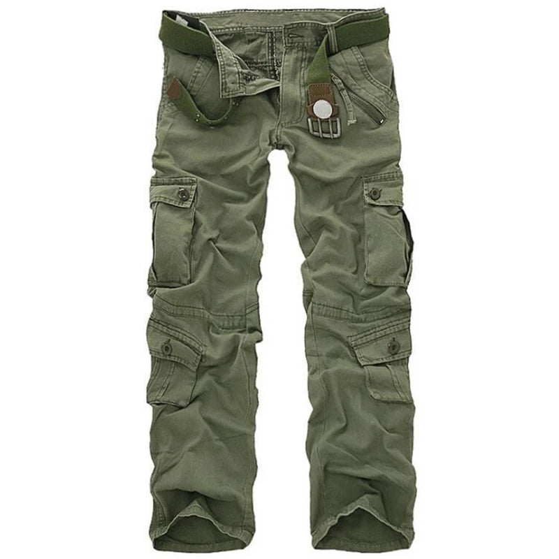 UNIKCOSA UrbanSoul Mens Plus Size Cargo Pants Joggers Zip 🌆