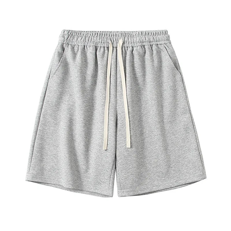 Vintage Hip Hop Men's Drawstring Shorts with Digital Print
