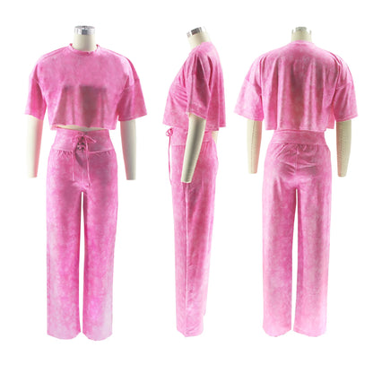 UNIKCOSA Velora Two-Piece Set Tie-Dye Summer Lounge 💫