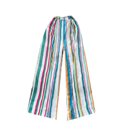 UNIKCOSA Women’s Summer Wide-Leg Pants – 2025 High-Waist Patchwork Long Outdoor Trousers (Casual Chic Edition)