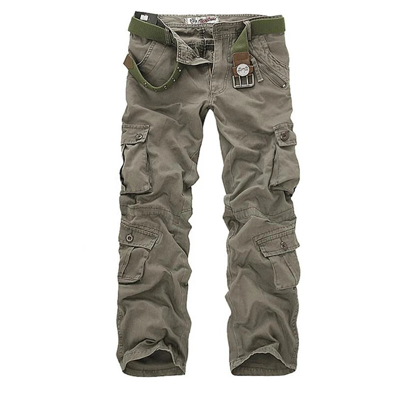 UNIKCOSA UrbanSoul Mens Plus Size Cargo Pants Joggers Zip 🌆