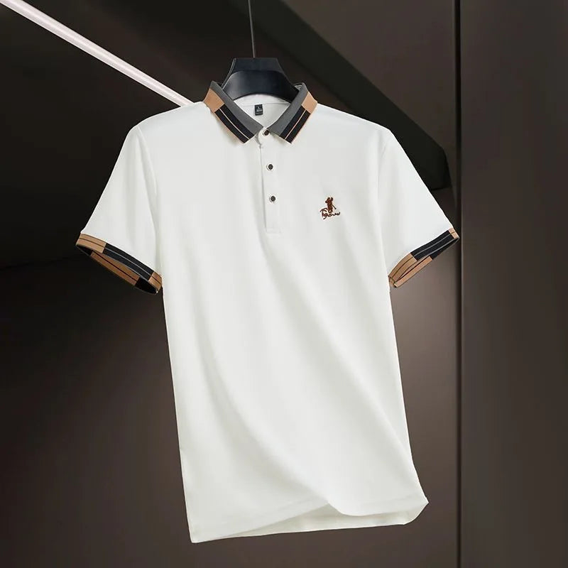 UNIKCOSA NoirFit Designer Polo Shirt Short Sleeve 💫