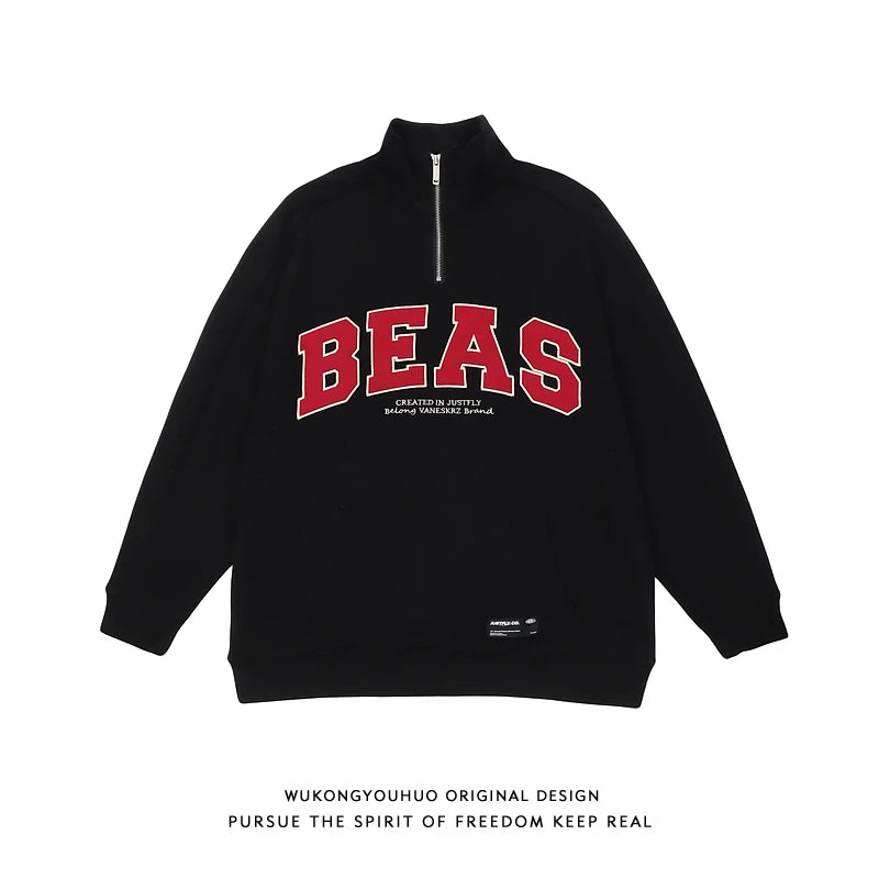 UNIKCOSA Velora Autumn Print Lapel Hoodie High Street 💫