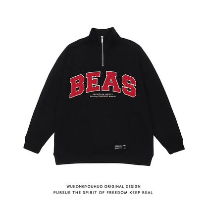 UNIKCOSA Velora Autumn Print Lapel Hoodie High Street 💫