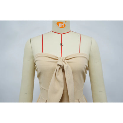 UNIKCOSA Velora Strapless Jumpsuit Solid Color Summer 💫