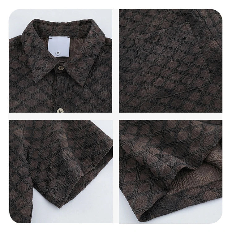 UNIKCOSA UrbanSoul Men Tie Dye Short Sleeve Shirt Floral 💫