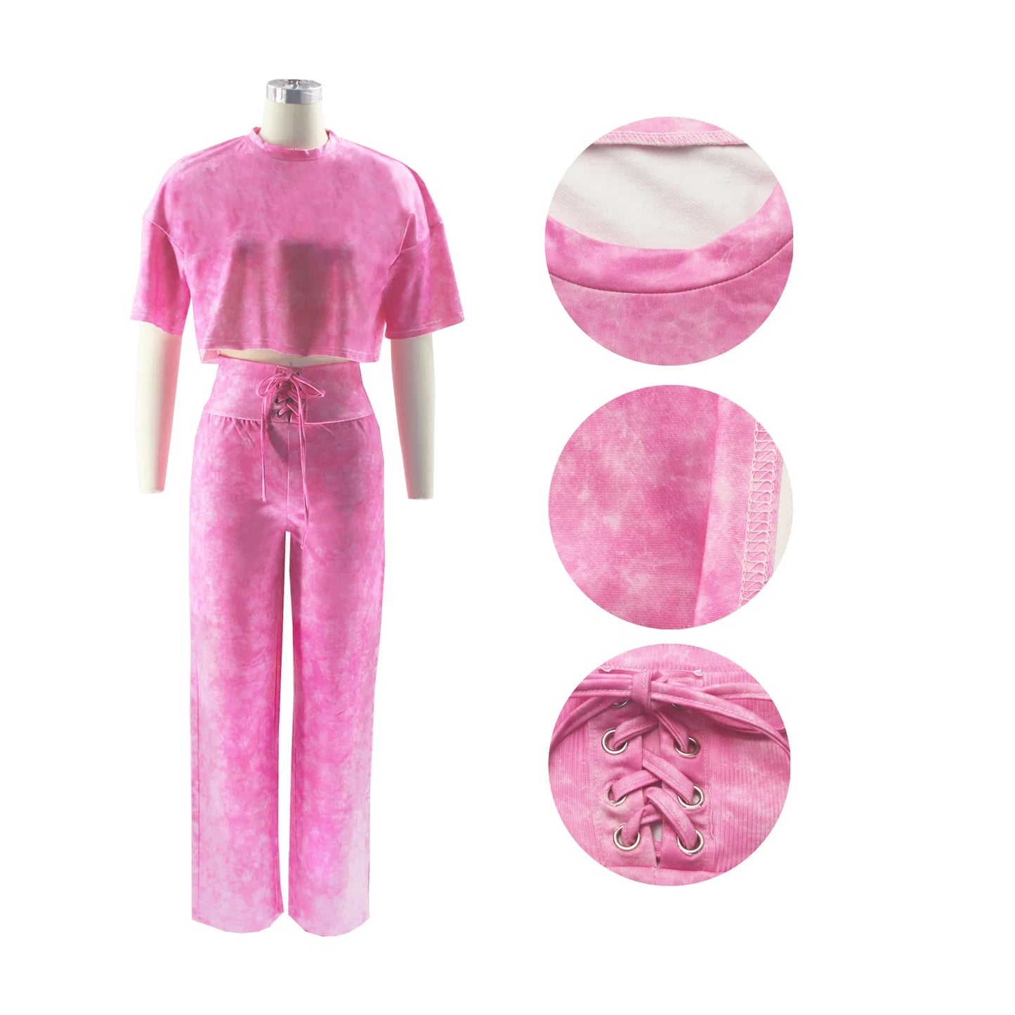 UNIKCOSA Velora Two-Piece Set Tie-Dye Summer Lounge 💫