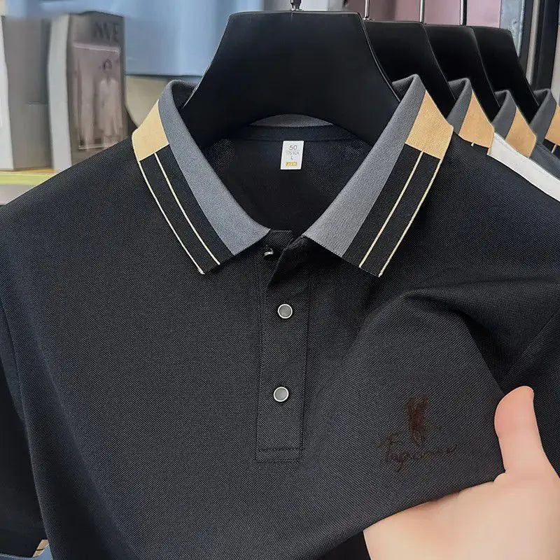 UNIKCOSA NoirFit Designer Polo Shirt Short Sleeve 💫