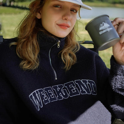 Premium Men's 1/4 Zip Polar Fleece Sweatshirt – Warm Soft