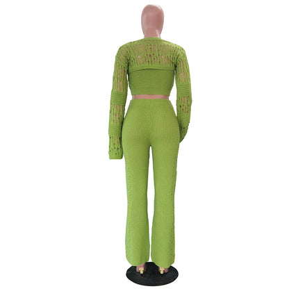 UNIKCOSA Velora Winter Knit 3 Piece Set Cozy Tracksuit 💫