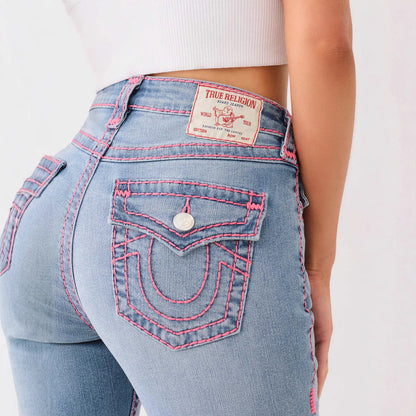 True Religion High-Waisted Light Blue Skinny Denim Jeans