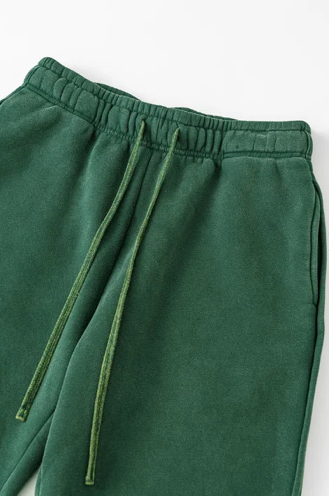 Men's Baggy Cotton Sweatpants with Elastic Waist and Pockets