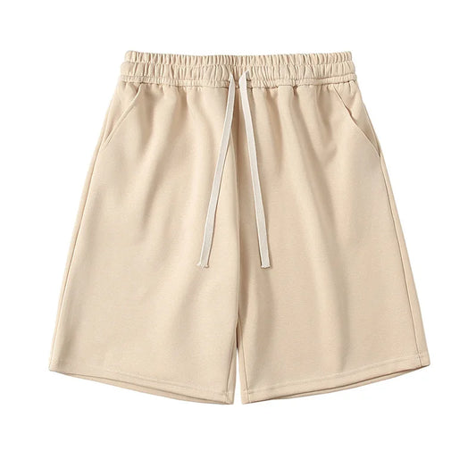 Vintage Hip Hop Men's Drawstring Shorts with Digital Print