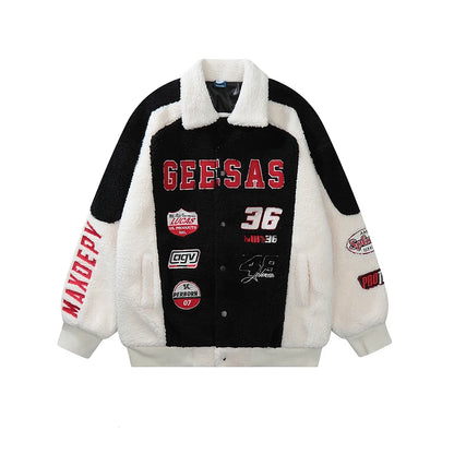 Fuzzy Sherpa Unisex Hoodie with Full Zip and Long Sleeves