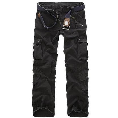 UNIKCOSA UrbanSoul Mens Plus Size Cargo Pants Joggers Zip 🌆