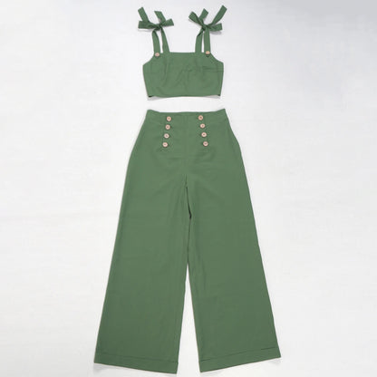 UNIKCOSA Velora Elegant Summer Two-Piece Set Office Ready 💫