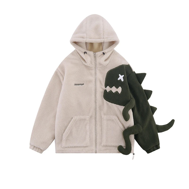 Cozy Lamb Fleece Winter Coat – Warm, Waterproof, Anti‑Shrink for Couples