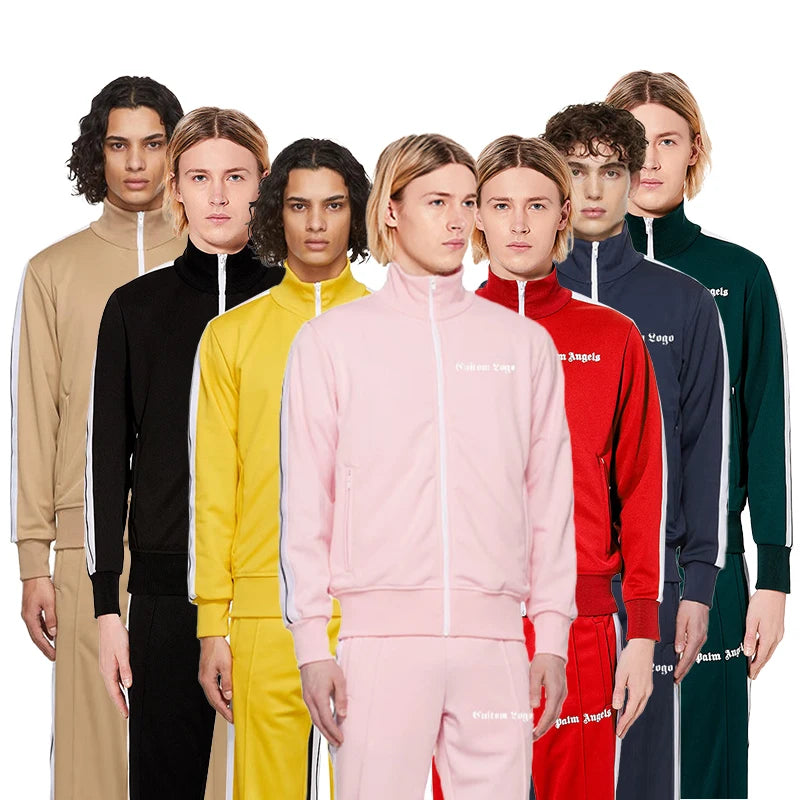 Men's Breathable Stretch Jogging Zipper Jacket & Pants Set