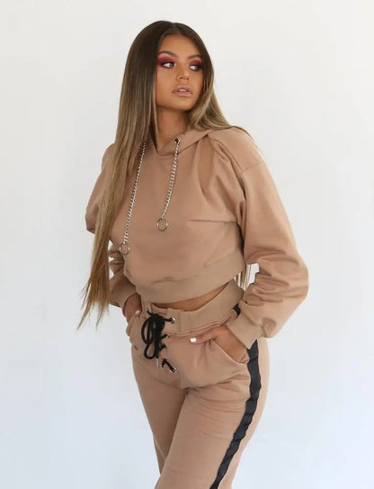 UNIKCOSA’s 2025 Autumn Tracksuit — Casual Hoodie Pullover + Pants 2-Piece Set