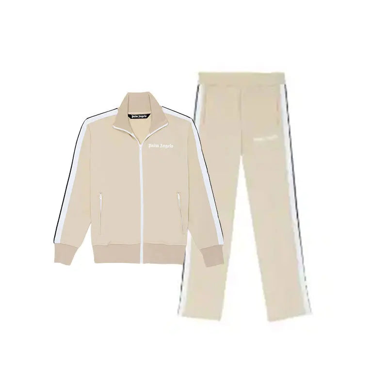 Men's Breathable Stretch Jogging Zipper Jacket & Pants Set