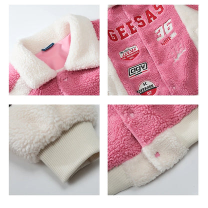 Fuzzy Sherpa Unisex Hoodie with Full Zip and Long Sleeves