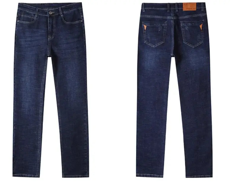 UNIKCOSA NoirFit Men's Straight Cotton Pants Zipper 🖤