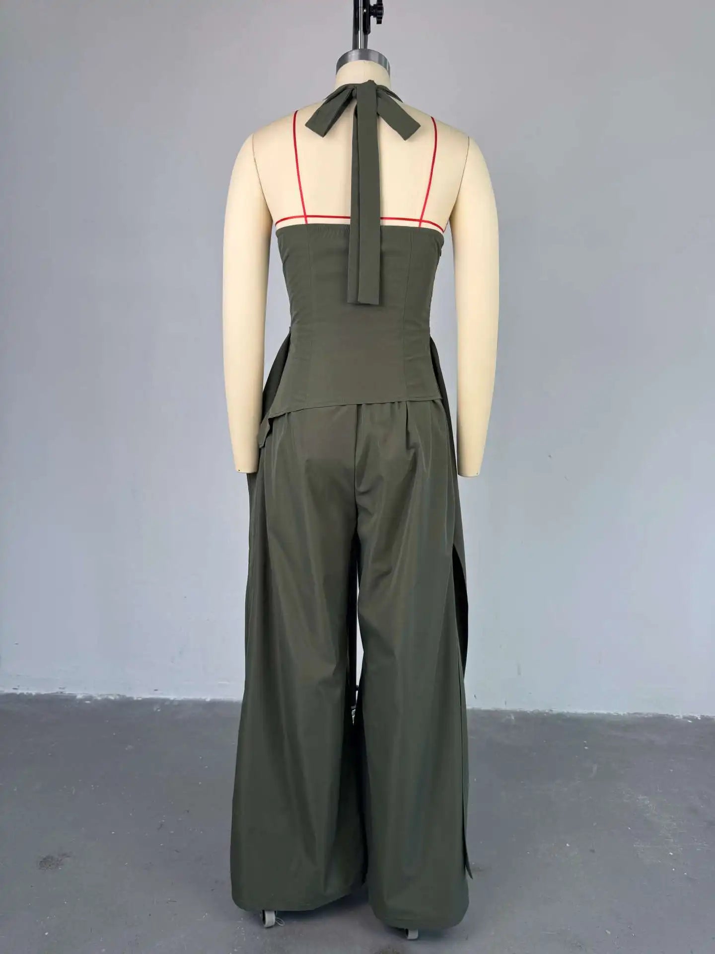 UNIKCOSA Velora Wide Leg Jumpsuit Irregular Tube Design 💫