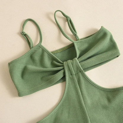 UNIKCOSA Velora Halter Jumpsuit Hollow Wrap Autumn 💫