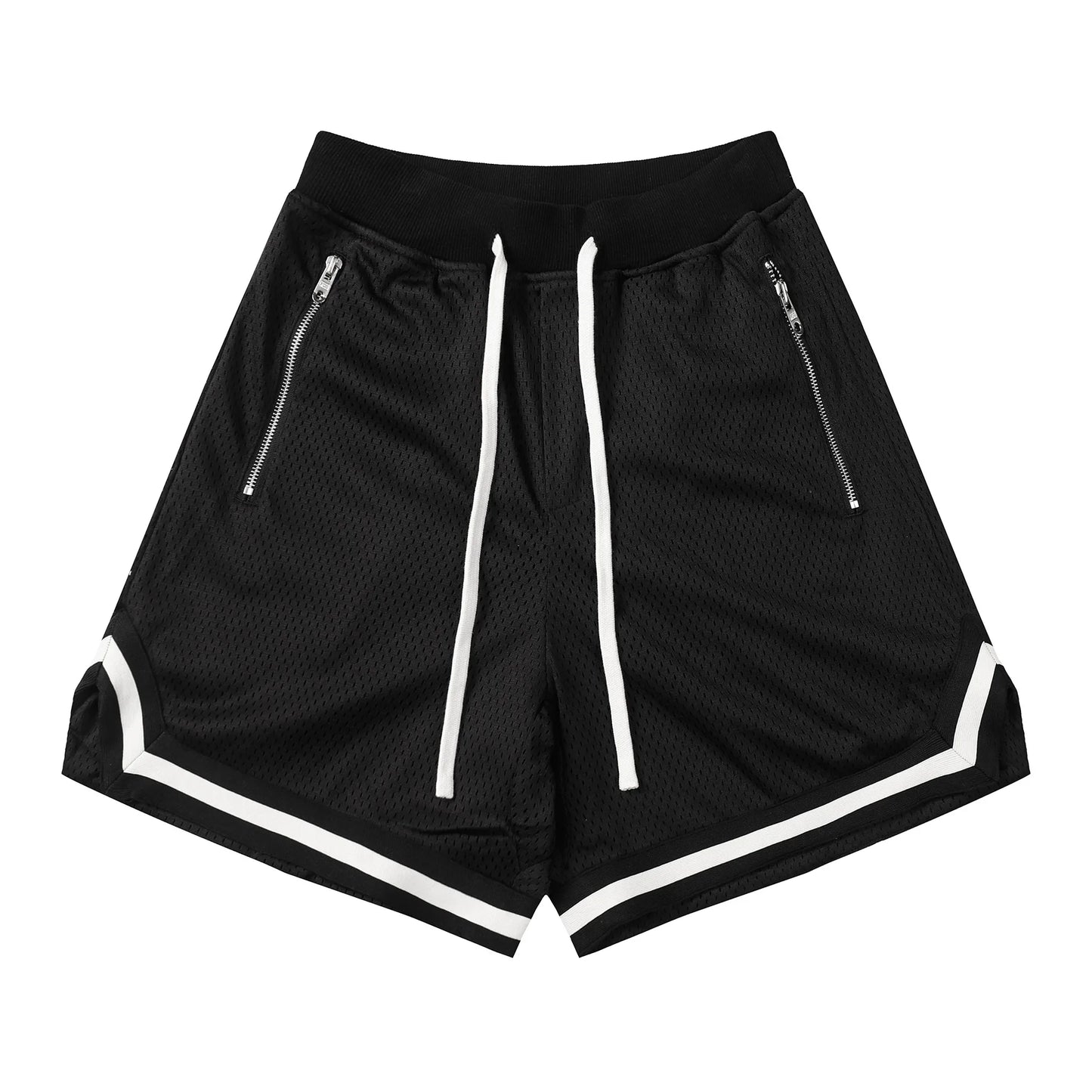 UNIKCOSA Men’s Mesh Polo & Shorts Set – Luxury Designer Oversized Sportswear Outfit (Breathable Summer Edition)