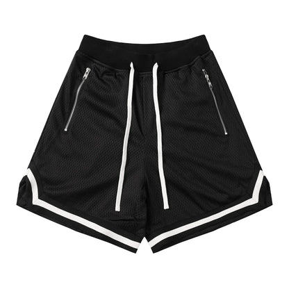 UNIKCOSA Men’s Mesh Polo & Shorts Set – Luxury Designer Oversized Sportswear Outfit (Breathable Summer Edition)