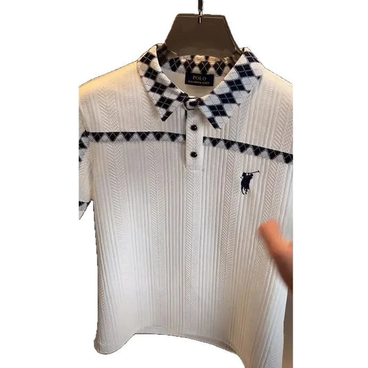 UNIKCOSA Velora Men’s Summer Polo Short-Sleeve Shirt 💫