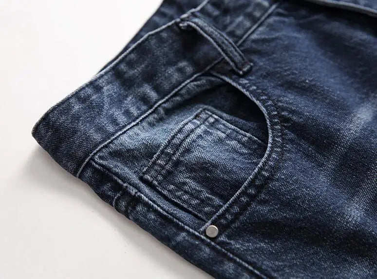 UNIKCOSA UrbanSoul Patched Ripped Jeans Denim Edition 🔥