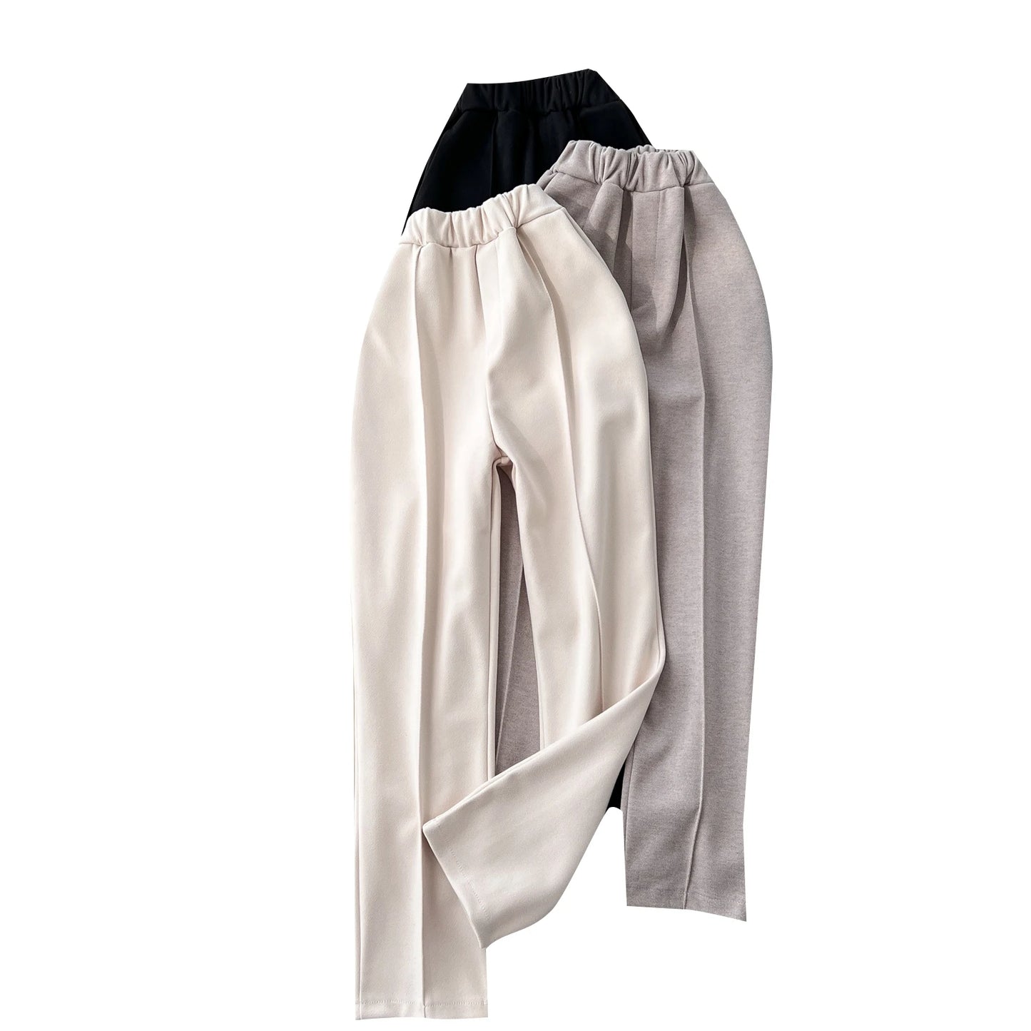 UNIKCOSA Women’s Winter Wide-Leg Pants – High-Waist Printed Outdoor Trousers (Casual Chic Edition)