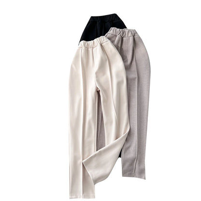 UNIKCOSA Women’s Winter Wide-Leg Pants – High-Waist Printed Outdoor Trousers (Casual Chic Edition)