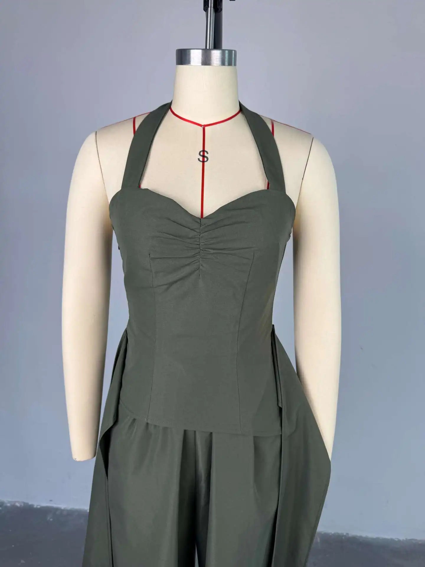 UNIKCOSA Velora Wide Leg Jumpsuit Irregular Tube Design 💫