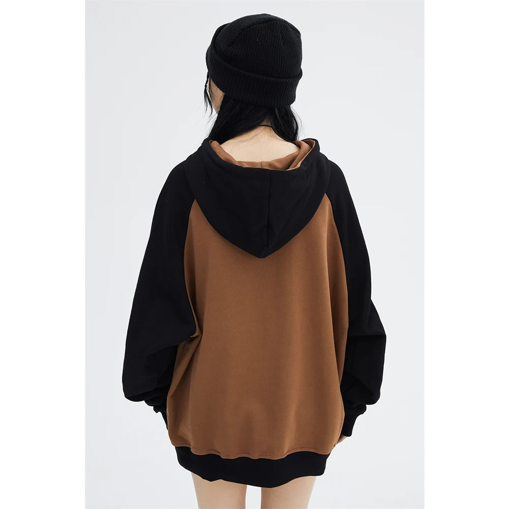 UNIKCOSA UrbanSoul Oversized Unisex Patchwork Hoodie 💫