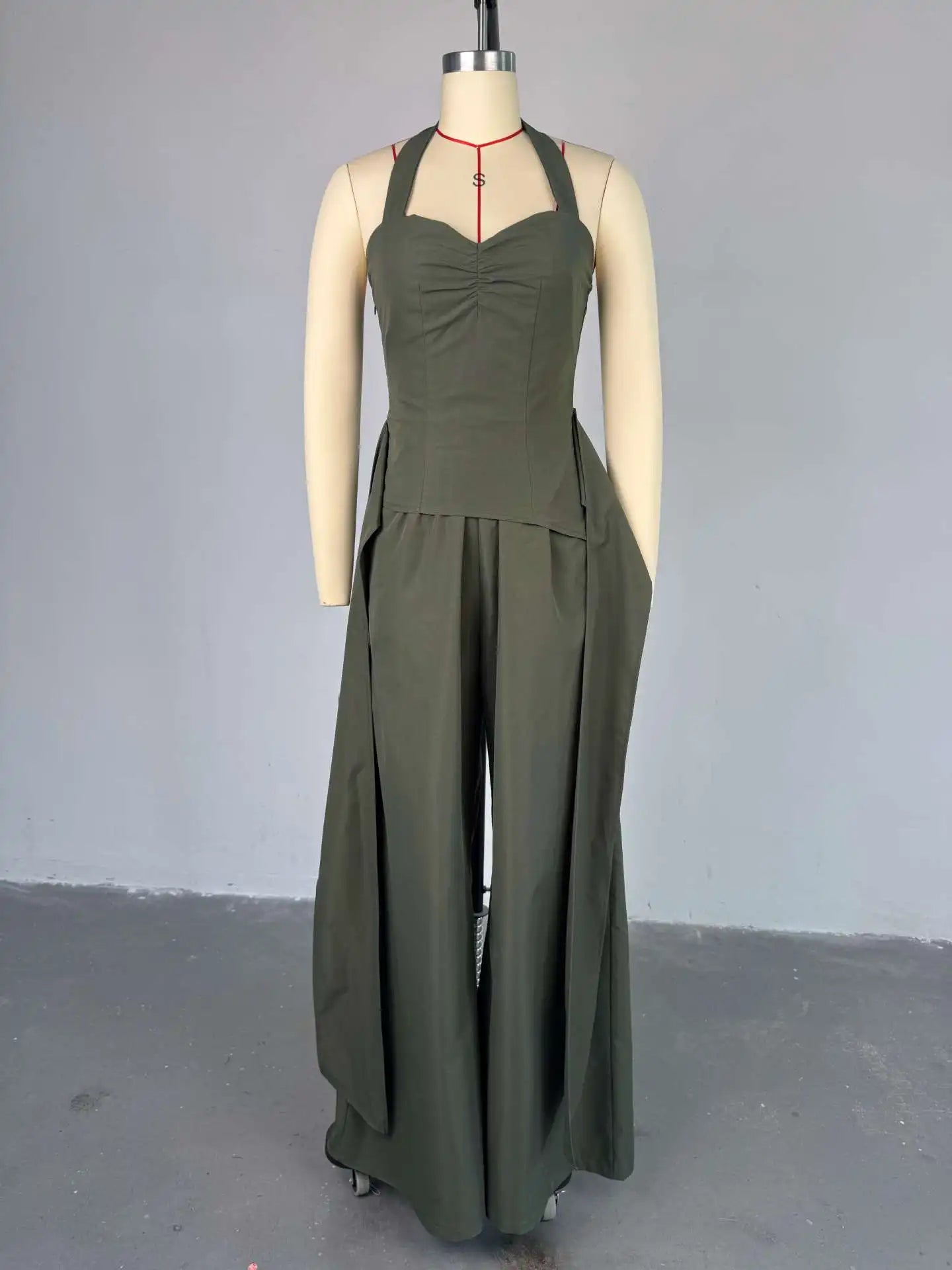 UNIKCOSA Velora Wide Leg Jumpsuit Irregular Tube Design 💫