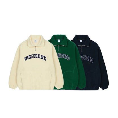 Premium Men's 1/4 Zip Polar Fleece Sweatshirt – Warm Soft