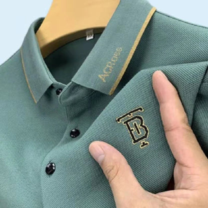 UNIKCOSA LuxeEase Men Polo Shirt Summer Loose Fit Casual 💫